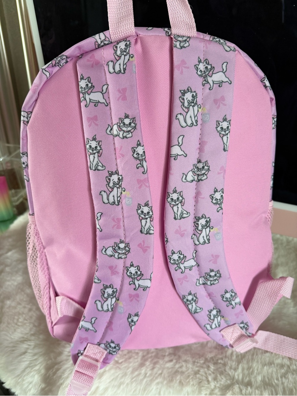 Disney Pink Marie Cat Kids Backpack and Lunchbox Set - Picture 5 of 7